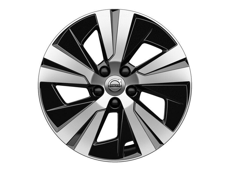Volvo Original 17" 5-Spoke Black Diamond Cut