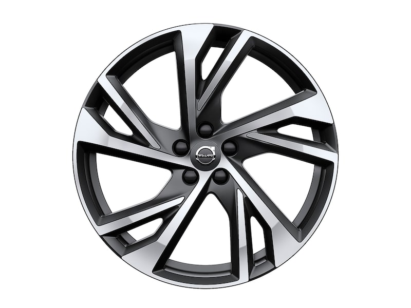 Volvo Original 20" 5-Double Spoke Matt Black Diamond Cut
