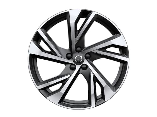 Volvo Original 20" 5-Double Spoke Matt Black Diamond Cut