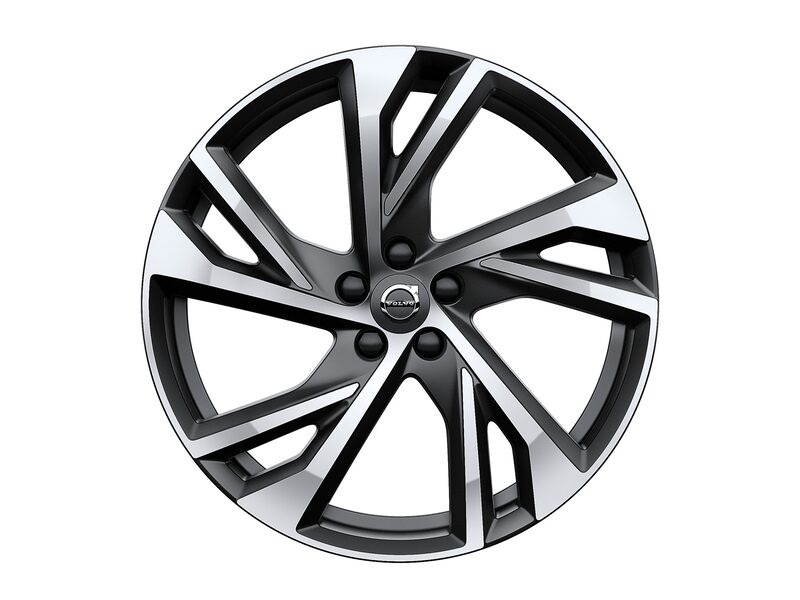 Volvo Original 20" 5-Double Spoke Matt Black Diamond Cut