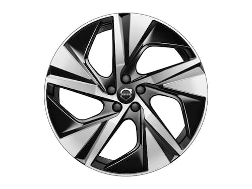 Volvo Original 20" 5-Spoke Black Diamond Cut