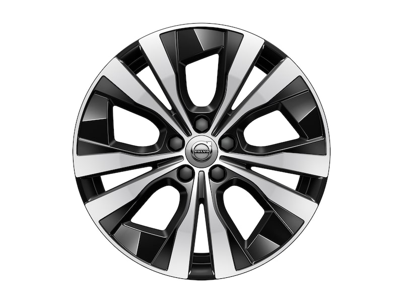 Volvo Original 18" 5-Double Spoke Black Diamond Cut