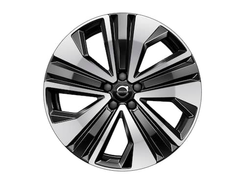 Volvo Original 19" 5-Open Spoke Black Diamond Cut