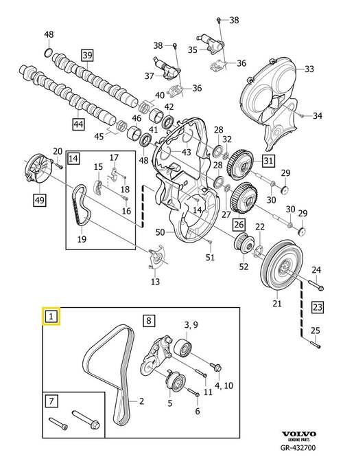 Volvo Original Kamremssats