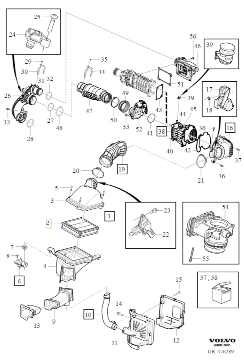 Polestar Original Luftfilter