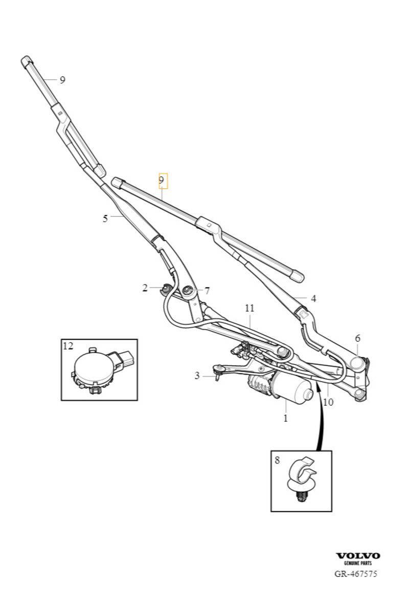 Polestar Original Torkarbladsats