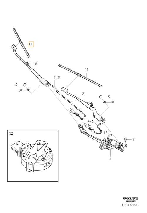 Polestar Original Torkarbladsats