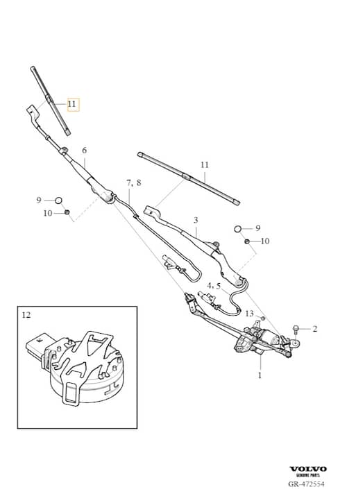 Polestar Original Torkarbladsats