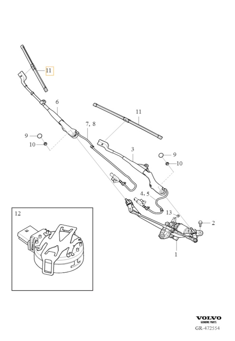 Polestar Original Torkarbladsats