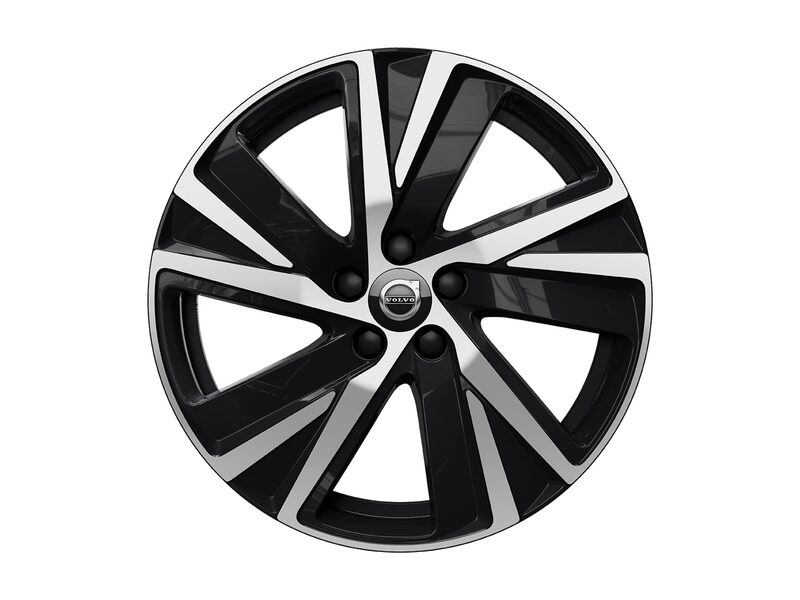Volvo Original 18" 5-Spoke Black Diamond Cut