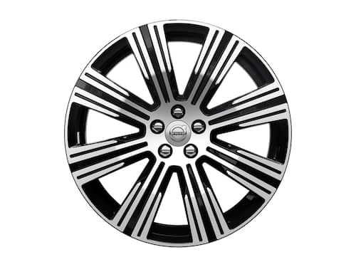 Volvo Original 20" 8-Multi Spoke Black Diamond Cut
