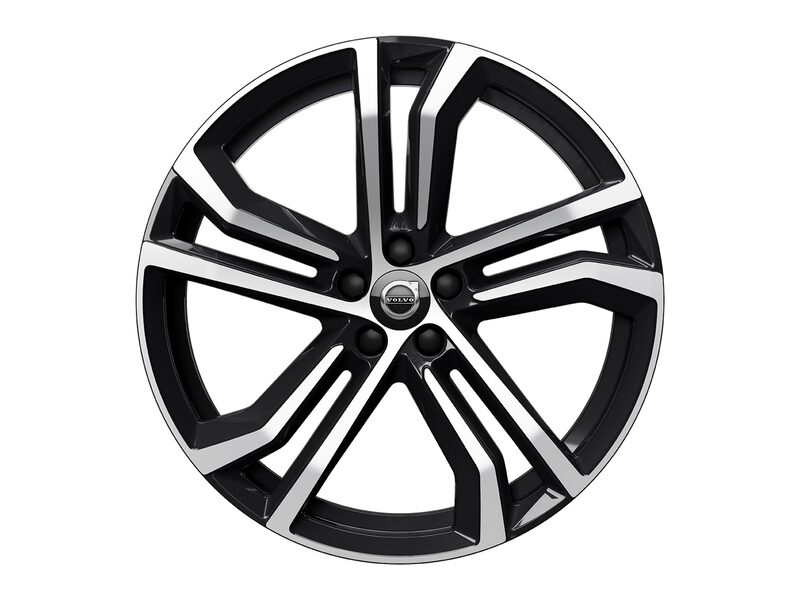 Volvo Original 20" 5-Double Spoke Black Diamond Cut