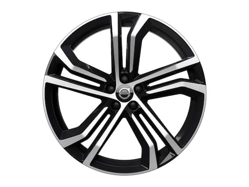 Volvo Original 21" 5-Double Spoke Black Diamond Cut