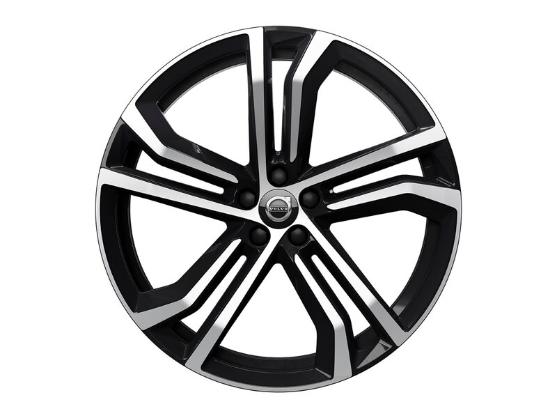 Volvo Original 21" 5-Double Spoke Black Diamond Cut