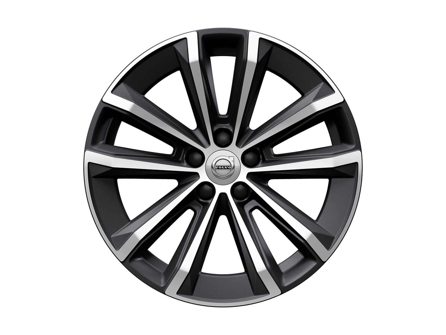 Volvo Original 18&quot; 5-Double Spoke Matt Graphite Diamond Cut