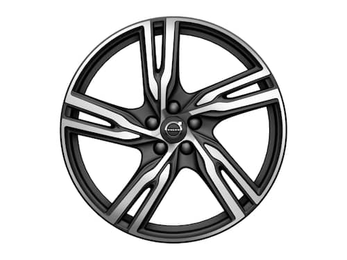 Volvo Original 20" 5-Double Spoke Matt Black Diamond Cut
