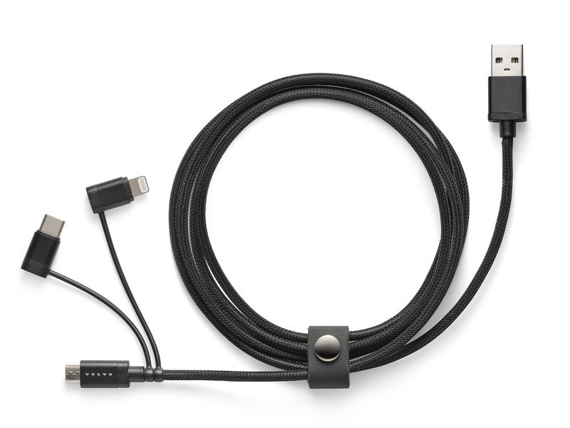 Volvo Lifestyle Charger Cable 3 in 1