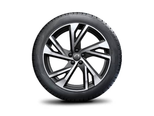 Volvo Original 20" 5-Double Spoke Matt Black Diamond Cut
