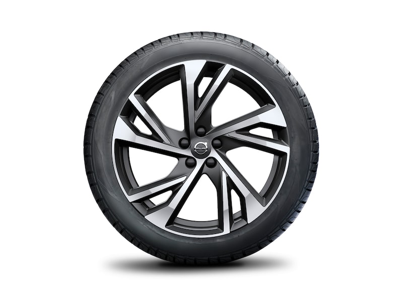 Volvo Original 20" 5-Double Spoke Matt Black Diamond Cut