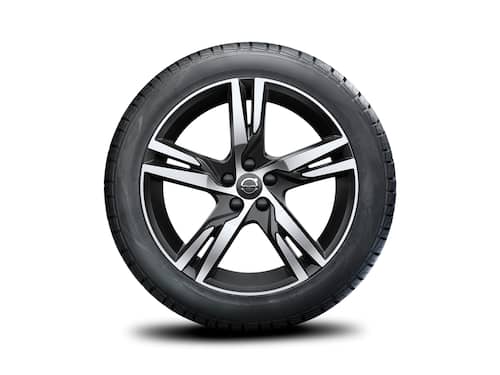 Volvo Original 19" 5-Double Spoke Matt Black Diamond Cut