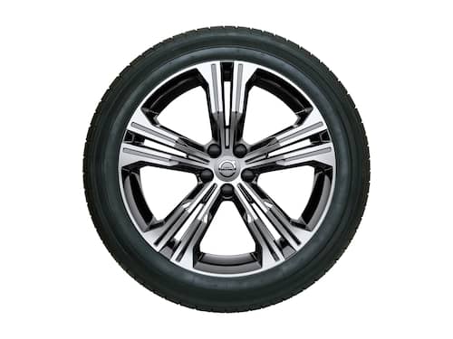 Volvo Original 19" 5-Double Spoke Black Diamond Cut