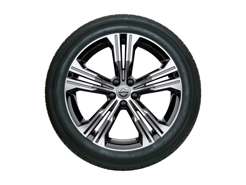 Volvo Original 19" 5-Double Spoke Black Diamond Cut