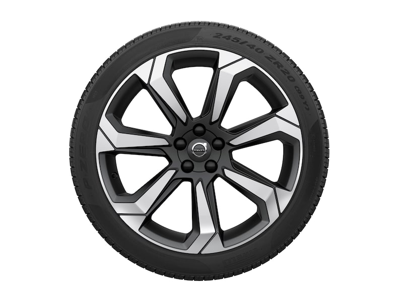 Volvo Original 7-Spoke Matt Graphite Diamond Cut