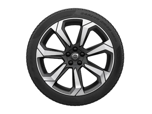 Volvo Original 7-Spoke Matt Graphite Diamond Cut