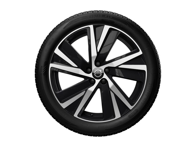 Volvo Original 19" 5-Spoke Black Diamond Cut