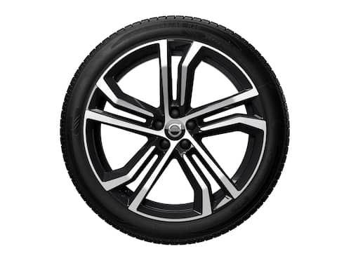 Volvo Original 20" 5-Double Spoke Black Diamond Cut