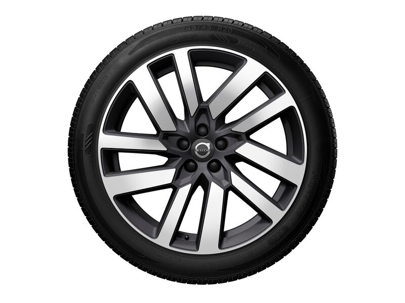Volvo Original 20" 5-V Spoke Matt Graphite Diamond Cut