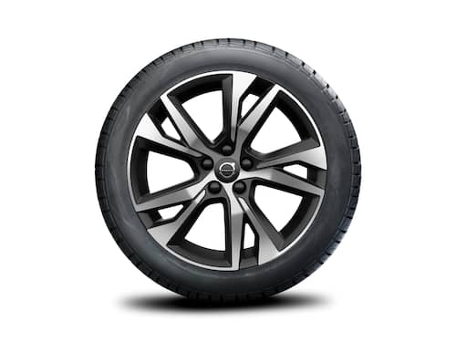 Volvo Original 18" 5-Double Spoke Matt Black Diamond Cut