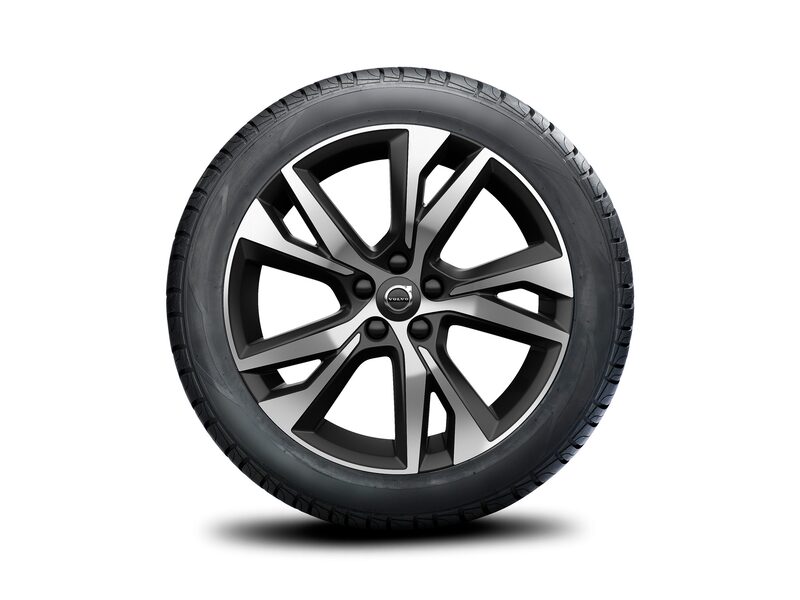 Volvo Original 18" 5-Double Spoke Matt Black Diamond Cut