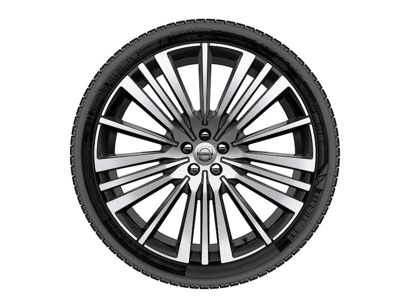 Volvo Original 20-Spoke Black Diamond Cut