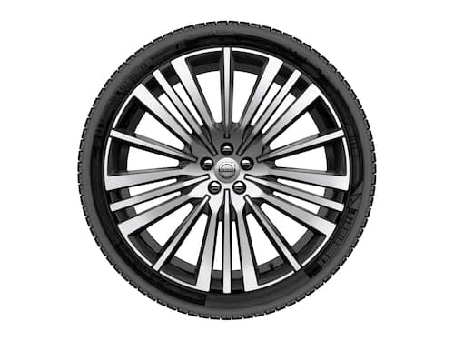 Volvo Original 20-Spoke Black Diamond Cut