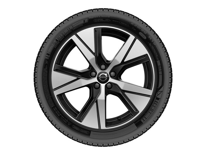 Volvo Original 19" 5-Spoke Black Diamond Cut
