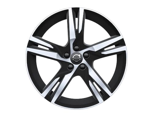 Volvo Original 19" 5-Double Spoke Black Diamond Cut