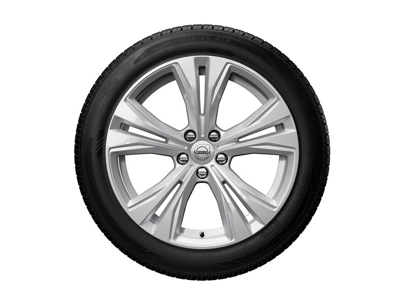 Volvo Original 18" 5-Double Spoke Silver
