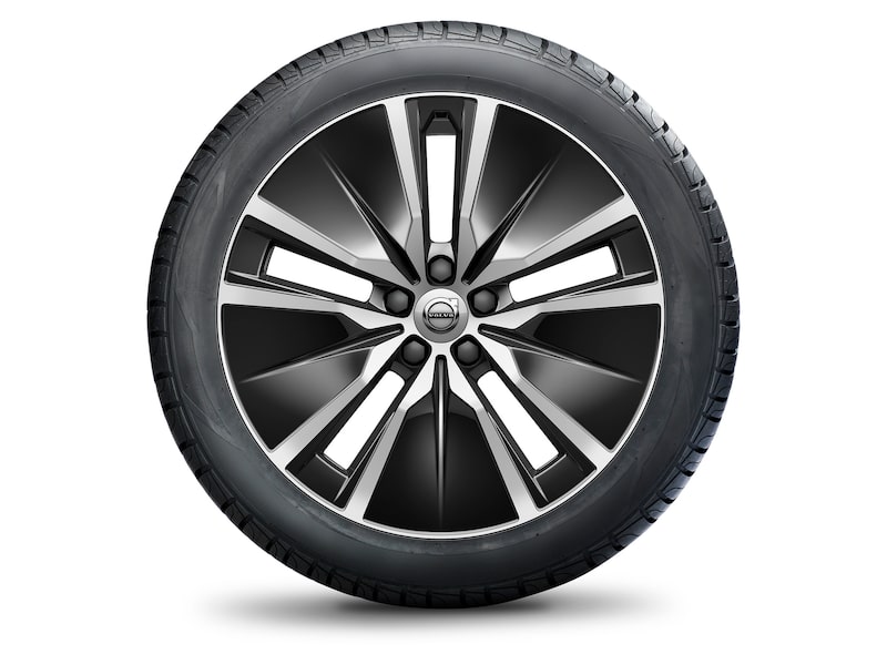 Volvo Original 19" 5-Double Spoke Black Diamond Cut