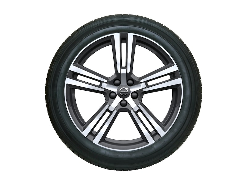 Volvo Original 5-Double Spoke Tech Black Diamond Cut
