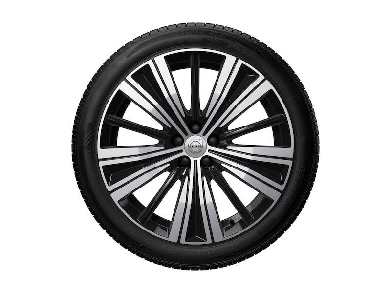 Volvo Original 20" 5-Multi Spoke Black Diamond Cut