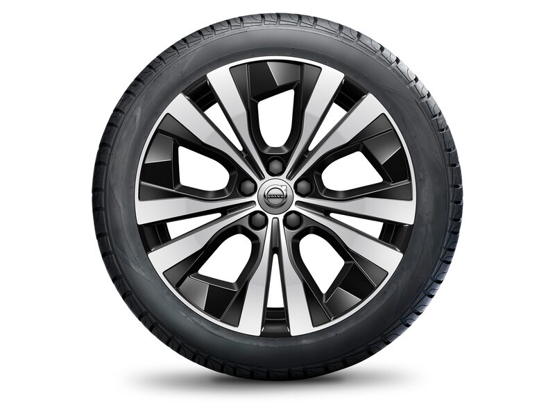 Volvo Original 18" 5-Double Spoke Black Diamond Cut
