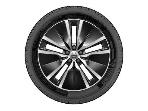 Volvo Original 19" 5-Double Spoke Black Diamond Cut