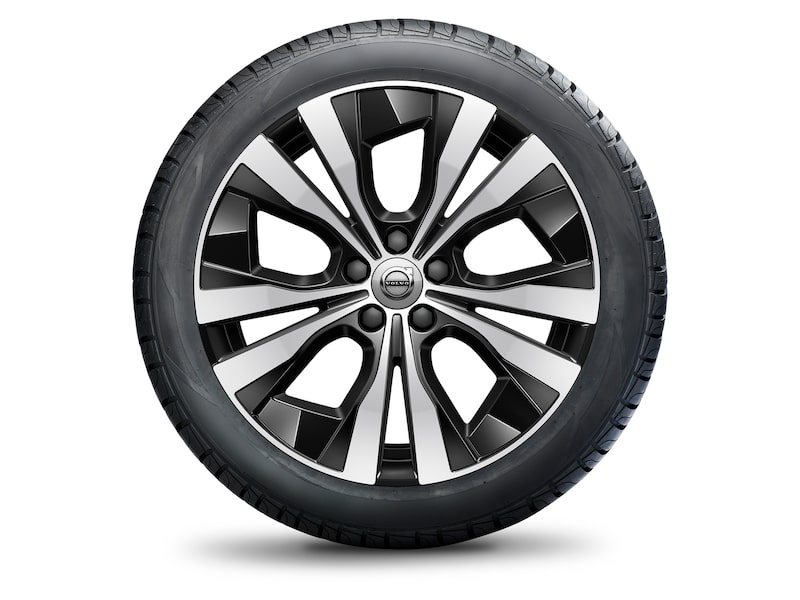 Volvo Original 18" 5-Double Spoke Black Diamond Cut