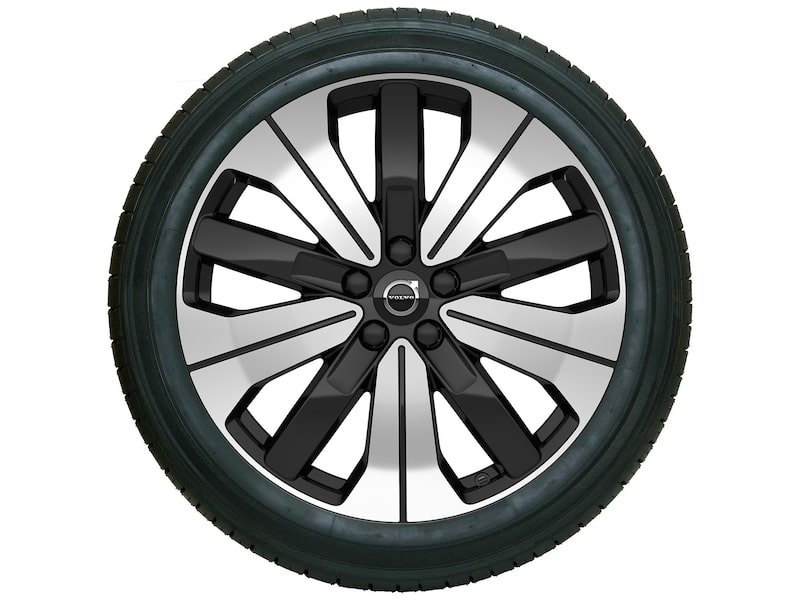Volvo Original 19" 5-Double Spoke Black Diamond Cut