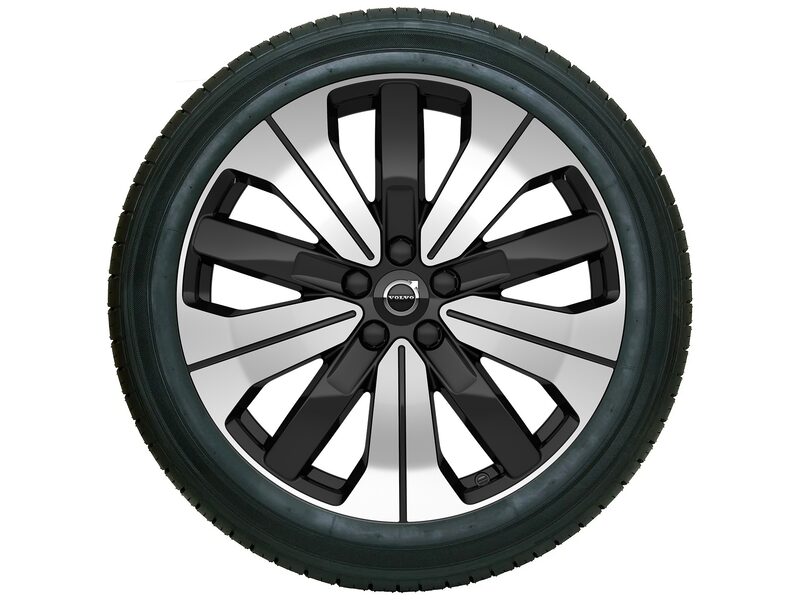 Volvo Original 19" 5-Double Spoke Black Diamond Cut