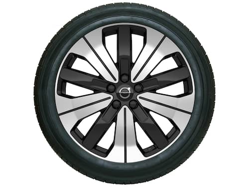 Volvo Original 19" 5-Double Spoke Black Diamond Cut