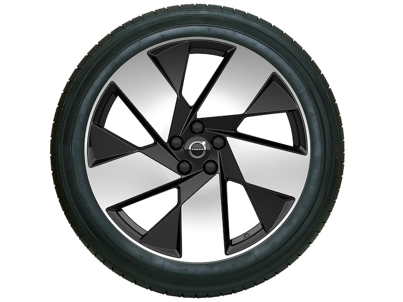 Volvo Original 20" 5-Spoke Black Diamond Cut