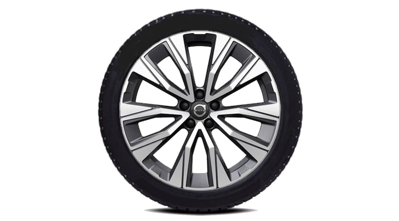 Volvo Original 19" 5-V Spoke Black Diamond Cut