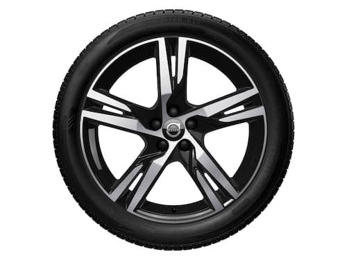 Volvo Original 18" 5-Double Spoke Black Diamond Cut